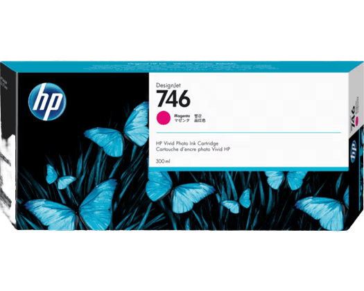 HP 746B 300-ml Magenta DesignJet Ink Cartridge