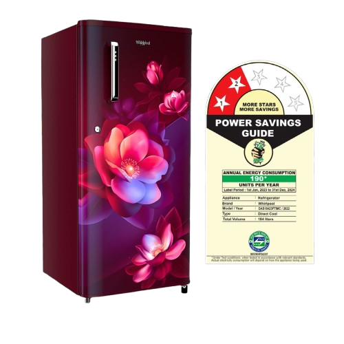 Shop Whirlpool 184 L 2 Star Direct-Cool Single Door Refrigerator Shop Whirlpool 184 L 2 Star Direct-Cool Single Door Refrigerator