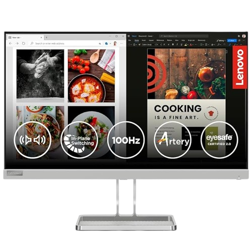 Lenovo L24i-4A 60.45cms (23.8) Monitor - 67BCKAC6IN