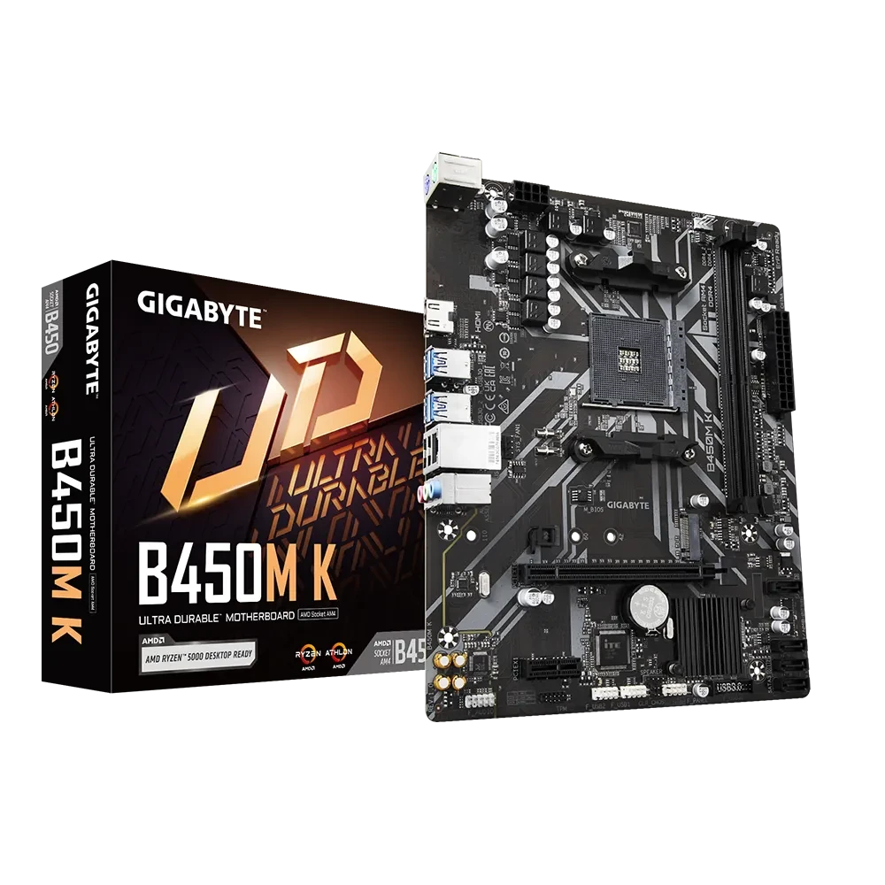 Gigabyte AMD B450M K Ultra Durable Motherboard