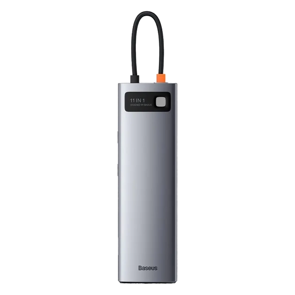 Baseus Metal Gleam Series 11-Port HUB Space Grey- B00030709811-00