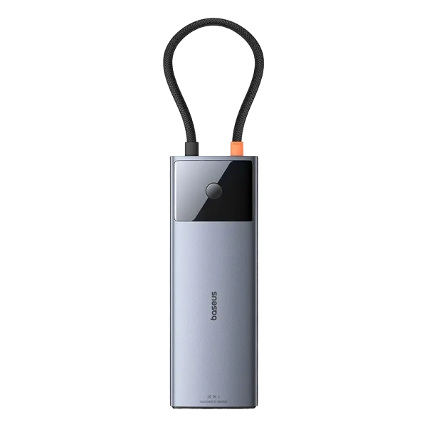 Baseus Metal Gleam Series II 6-in-1 USB HUB Space Grey- B00061802813-00