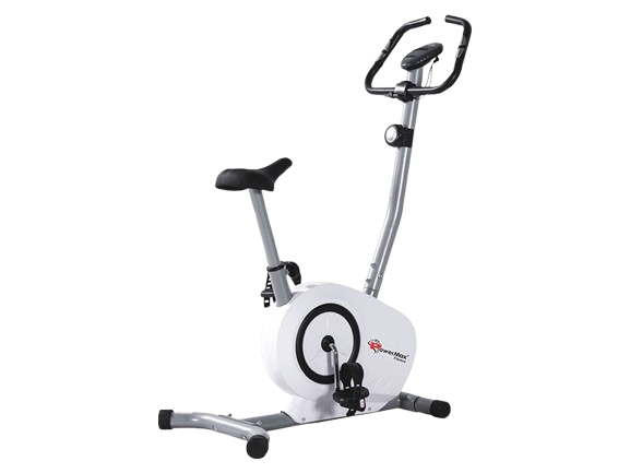 PowerMax BU-515 Magnetic Upright Bike with LCD Display