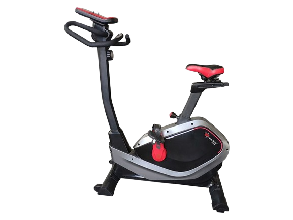PowerMax BU-650 Magnetic Upright Bike with LCD Display