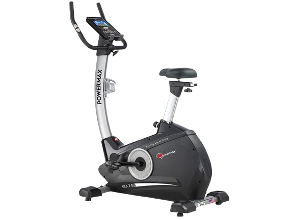 PowerMax BU-740 Upright Exercise Bike with Hand Pulse