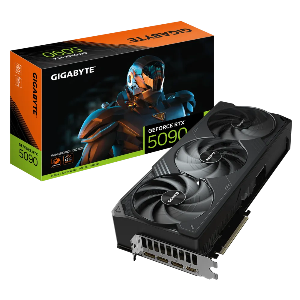 Gigabyte RTX 5090 Windforce OC 32GB GDDR7 Graphics Card