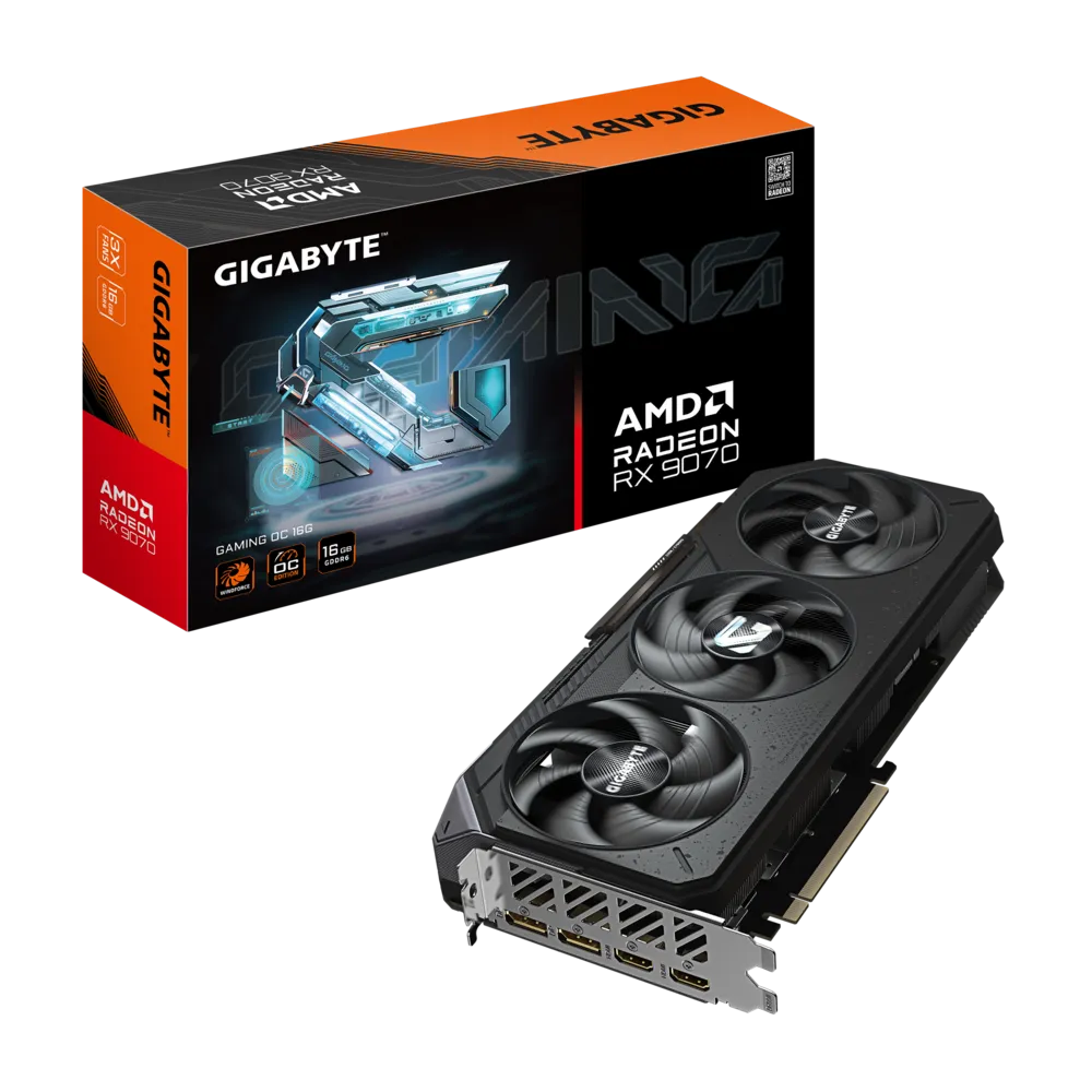 Gigabyte RX 9070 Gaming OC 16GB GDDR6 Graphics Card