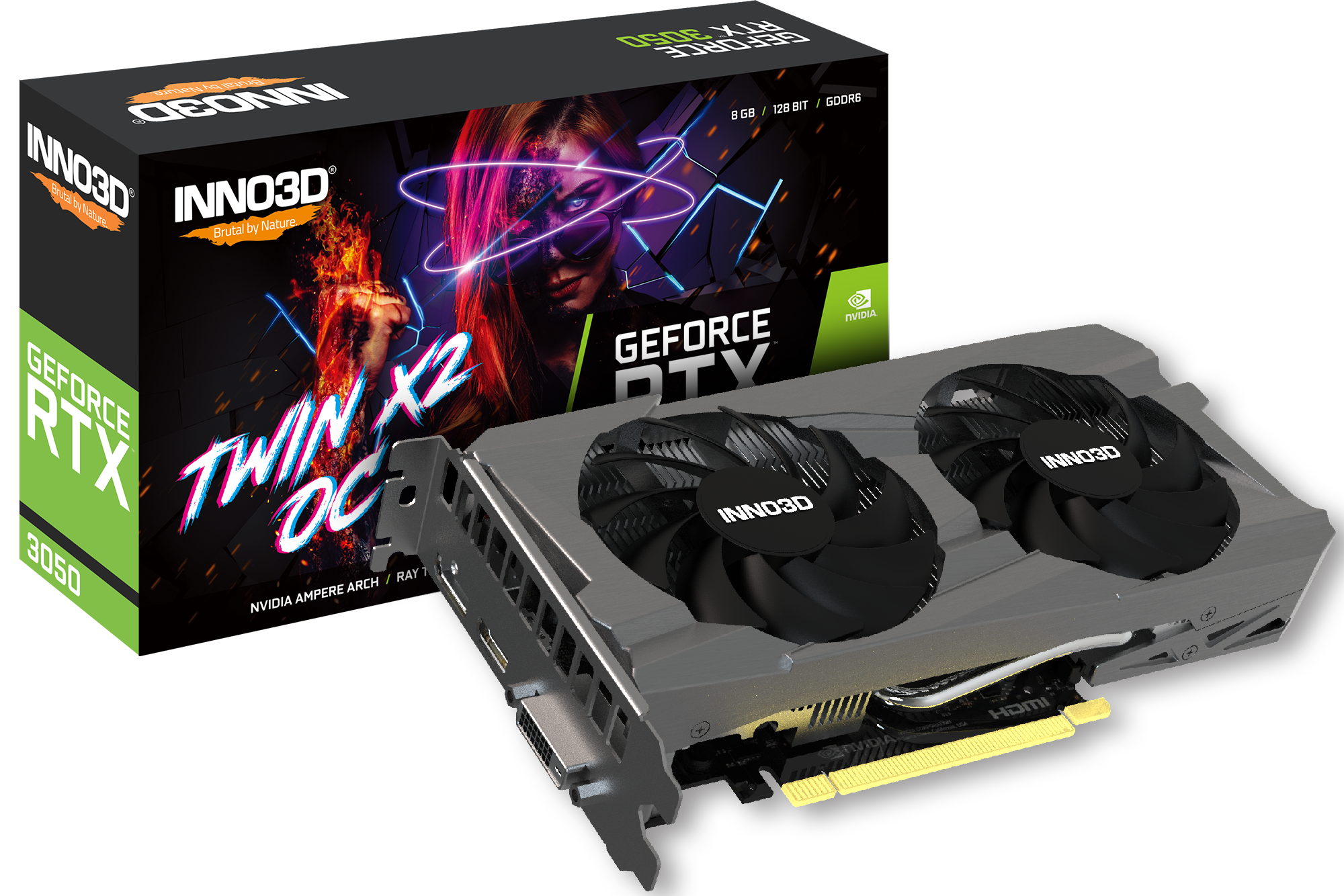 shop Inno3d RTX 3050 Twin X2 8GB Graphics Card Online In India Low
