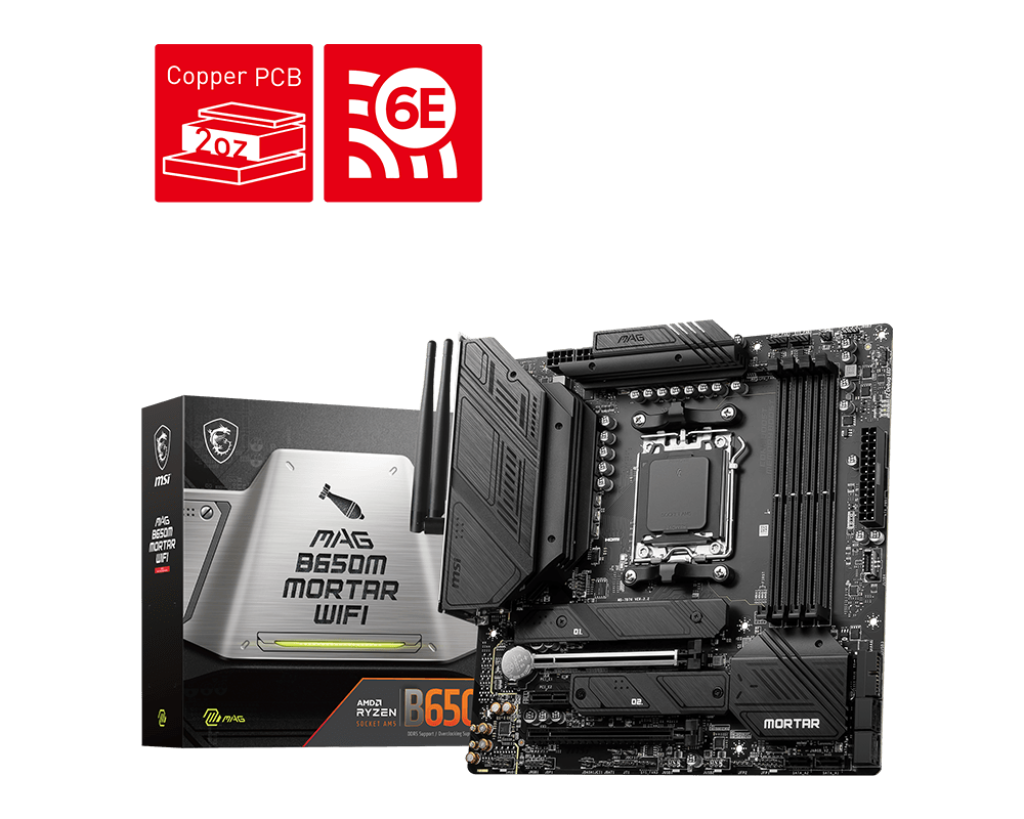 MSI MAG B650M Mortar WIFI AMD Motherboard