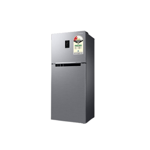 Samsung 385 L, 2 Star, Convertible 5-in-1 Digital Inverter, with Display Frost Free Double Door Refrigerator (RT42C5532S9/HL, Silver, Refined Inox, 2024 Model)