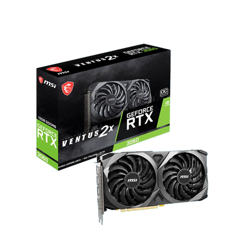 MSI RTX 3060 Ventus 2X OC LHR 12GB Gaming Graphics Card RTX-3060