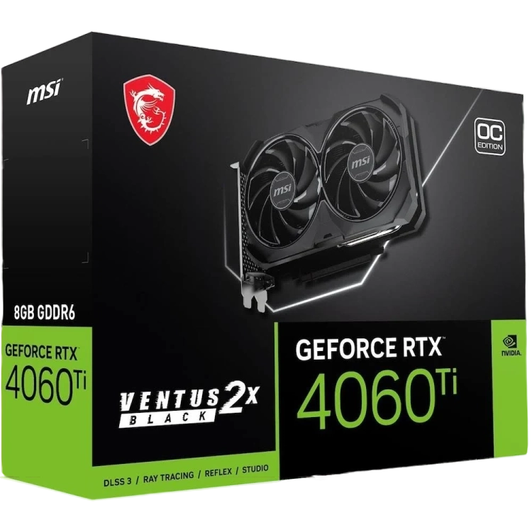 MSI RTX 4060 Ti Ventus 2X Black OC 16GB Graphics Card Online In