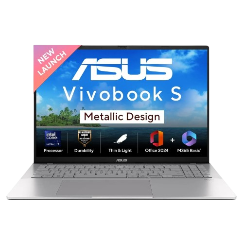 ASUS Vivobook S16 S3607CA-RP090WS Intel Core Ultra 7 255H 16GB 512GB 16"FHD Intel Graphics Windows 11 MSO