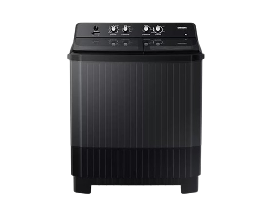 Samsung 8.0 kg Semi Automatic Washing Machine with Toughened Glass Lid, WT80B3560GB
