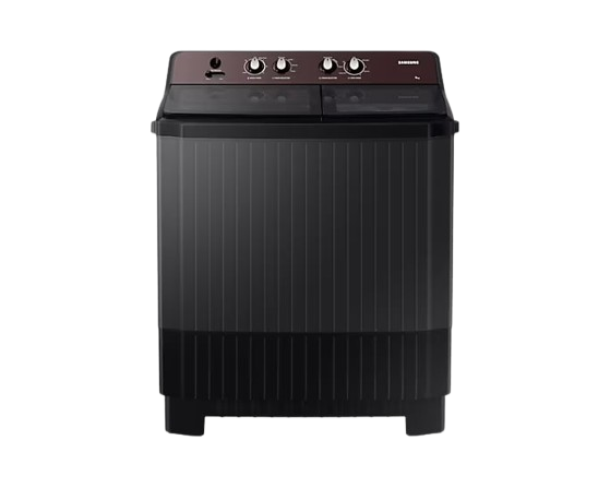 Samsung 9.0 kg Semi Automatic Washing Machine with Toughened Glass Lid, WT90B3560RB