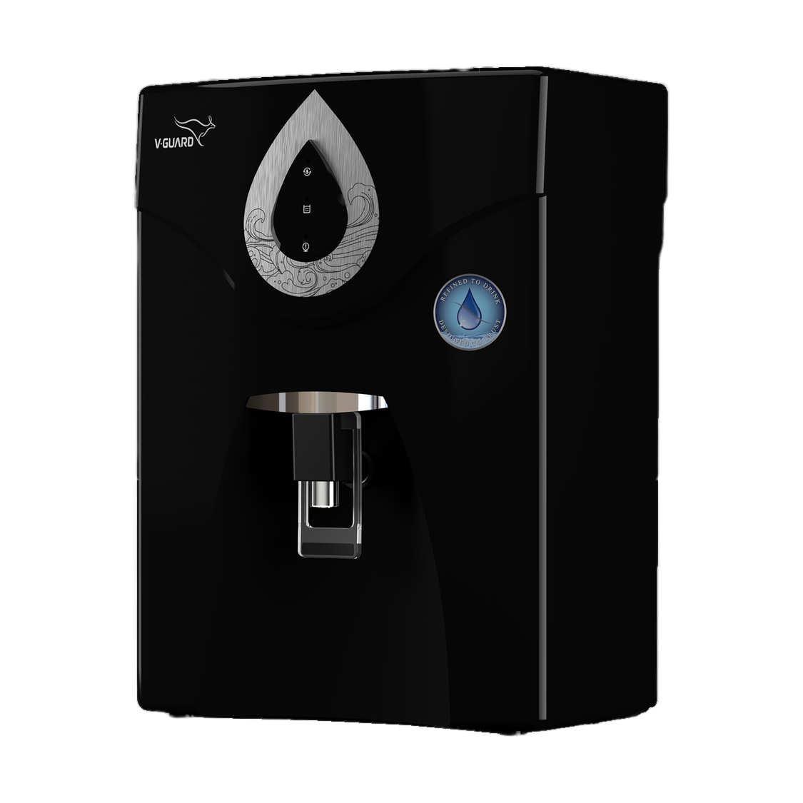 V Guard Zenora RO UV Water Purifier with 8 Stage Purification , Suitable for Water with TDS up to 2000 ppm