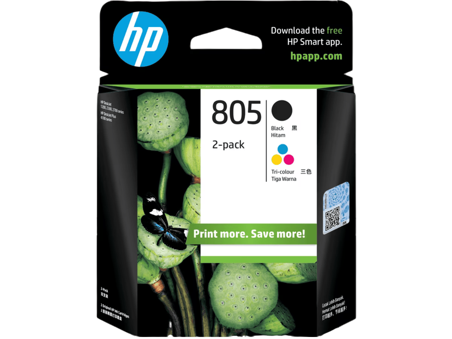 HP 805 Color/Black Ink Cartridge Combo 2-Pack
