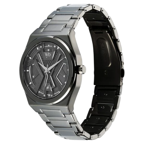 Fastrack Vyb Limitless By Quartz Analog Grey Dial Metal Strap