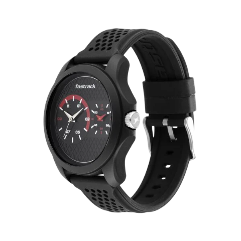 Fastrack Dual Time Watch Fastrack Dual Time Quartz Analog Black