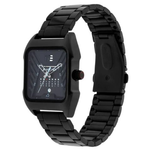Fastrack Gamify Quartz Analog with Day and Date Black Dial Metal