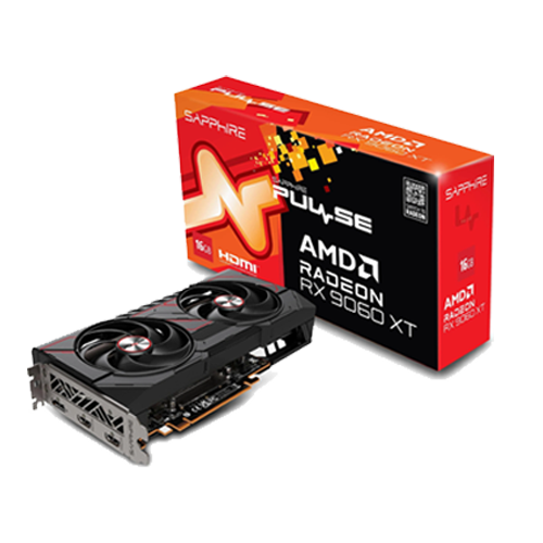 Sapphire PULSE AMD Radeon RX 9060 XT OC 16GB GPU - 11350-03-20G
