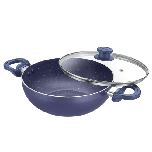 Prestige Ceraglide Ceramic Coating Non-Stick Aluminium Cookware Deep Kadai