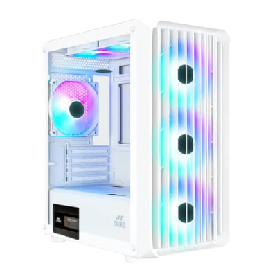 Ant Esports 205 Mini 6F ARGB (M-ATX) Mini Tower Cabinet (White)