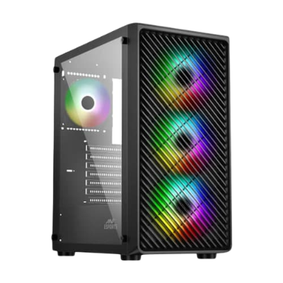 Ant Esports 211 Air ARGB (ATX) Mid Tower Cabinet (Black)