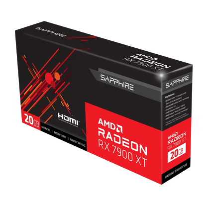 SAPPHIRE AMD Radeon RX 7900 XT 20GB GDDR6 Graphics Card - 21323-01-20G