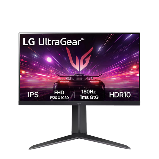 LG 24 (60.96cm) UltraGear Full HD IPS gaming monitor | 180Hz, IPS 1ms (GtG), HDR10 24GS65F-B