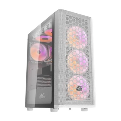 Ant Esports 250 Air ARGB (ATX) Mid Tower Cabinet (White)
