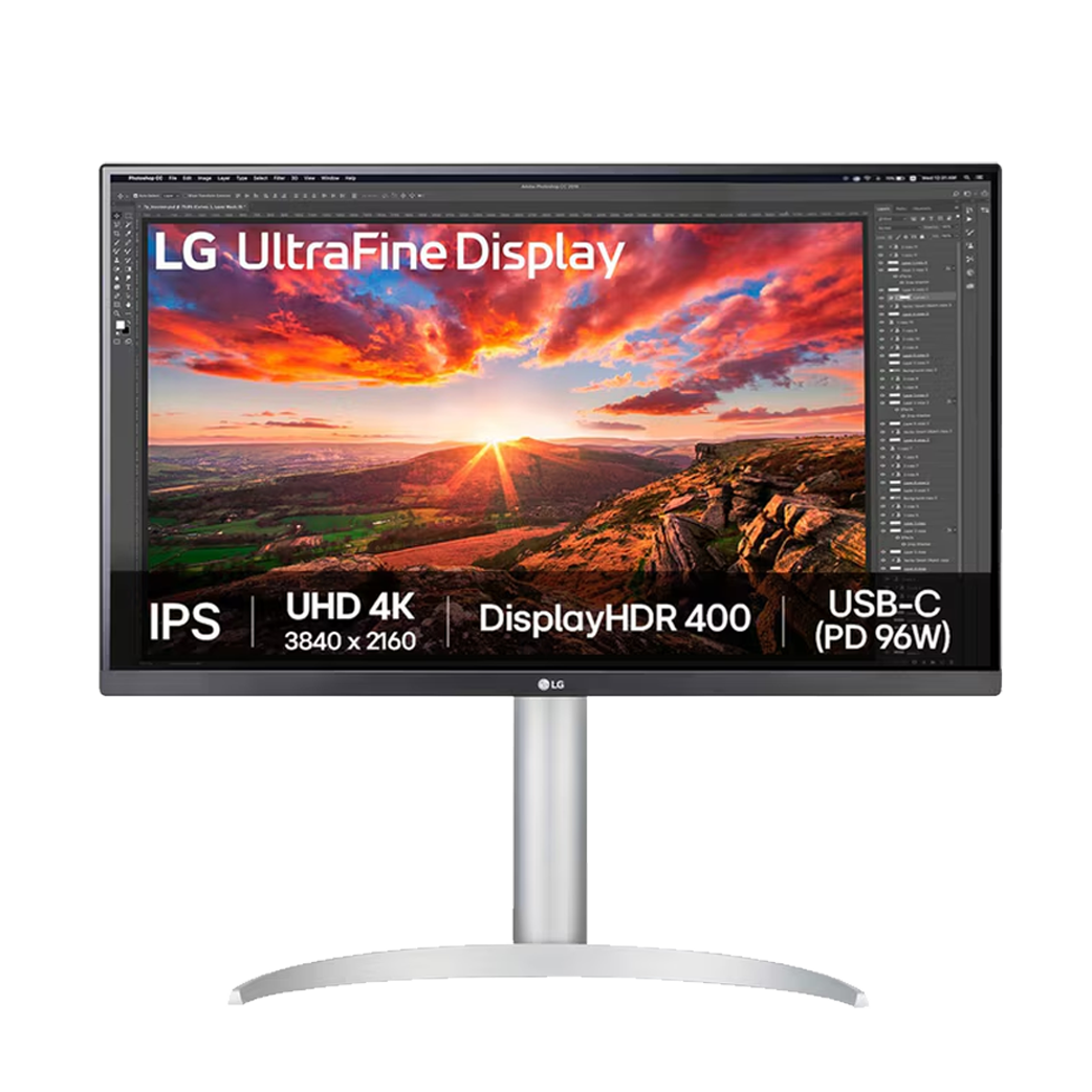 LG 68.4 cm (27) UHD 4K IPS Monitor, VESA DisplayHDR™ 400, 5ms GtG, 60 Hz Refresh Rate - 27UP850K-W