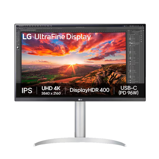 LG 68.4 cm (27) UHD 4K IPS Monitor, VESA DisplayHDR™ 400, 5ms GtG, 60 Hz Refresh Rate - 27UP850K-W