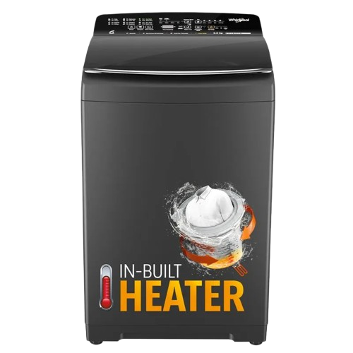 వర్ల్‌పూల్ 360° బ్లూమ్‌వాష్ ప్రో రాయల్ ప్లస్ 9kg 5 స్టార్ టాప్ లోడ్ వాషింగ్ మెషీన్‌తో ఇన్-బిల్ట్ హీటర్