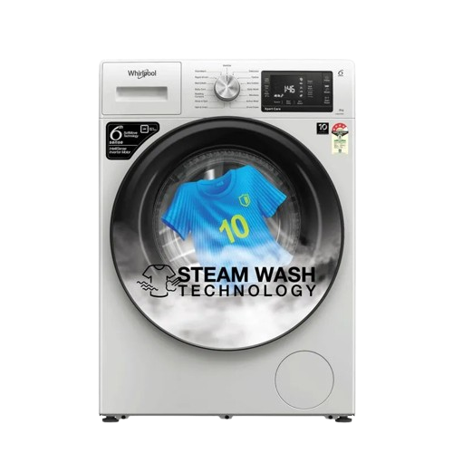 Whirlpool Xpert Care 8kg 5 Star Front Load Washing Machine with Ozone Air Refresh Technology