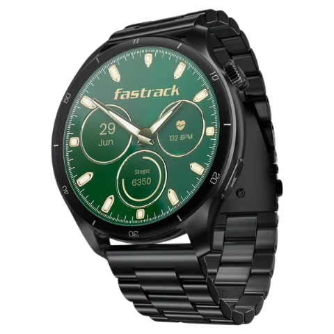 Fastrack Dezire FX1 Pro with 3.6 CM AMOLED Display with Functional Crown,SingleSync BT Calling,AOD,AI Voice Assistant