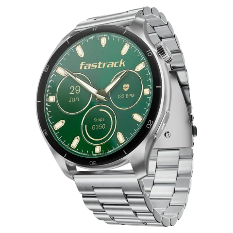 Fastrack Dezire FX1 Pro with 3.6 CM AMOLED Display with Functional Crown,SingleSync BT Calling,AOD,AI Voice Assistant