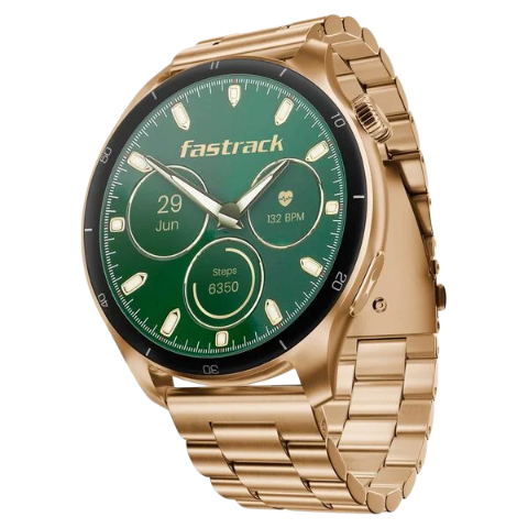 Fastrack Dezire FX1 Pro with 3.6 CM AMOLED Display with Functional Crown,SingleSync BT Calling,AOD,AI Voice Assistant