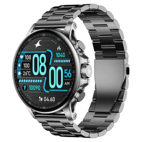 Fastrack Marvellous FX2 Unisex Smart Watch With Grey Metal Strap
