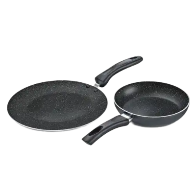 Prestige Omega Deluxe Granite Combo Set Non-Stick Coated Cookware