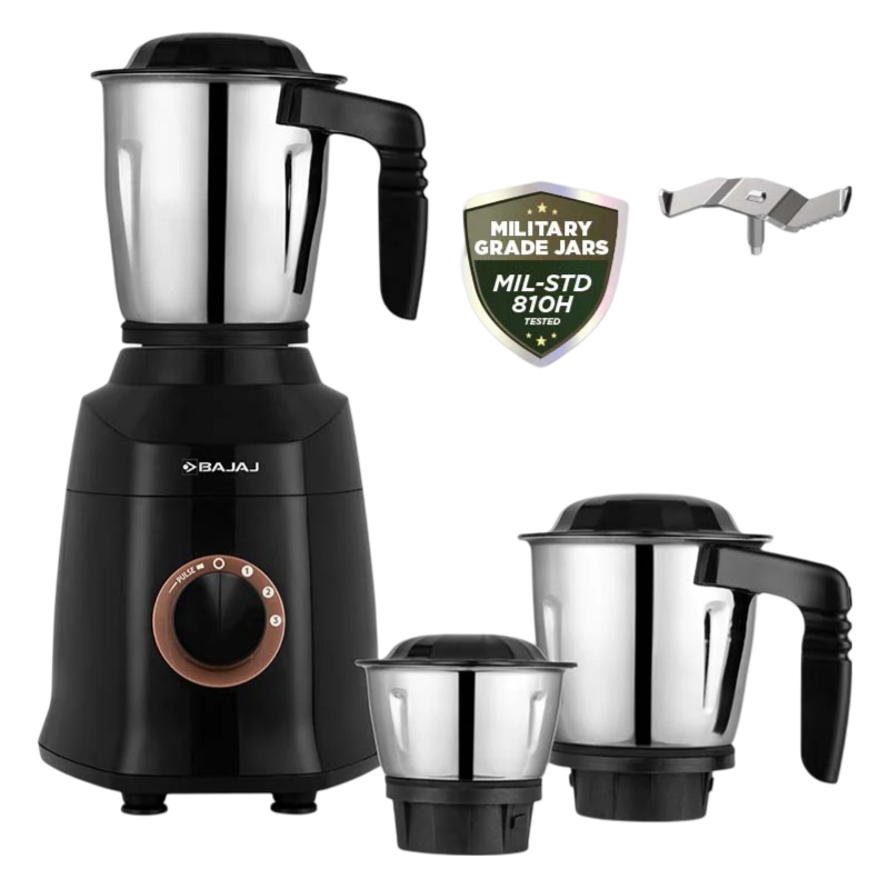 బజాజ్ మిలిటరీ సిరీస్ ఫైనెస్ 750W మిడ్‌నైట్ బ్లాక్