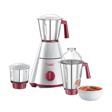 PRESTIGE NAKSHATRA PLUS 750 WATTS MIXER GRINDER, WITH ACCESSORIES - STAINLESS STEEL JARS 3 UNIT