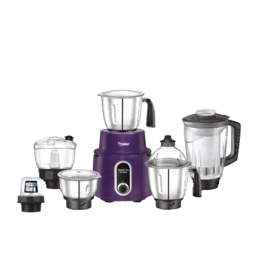 Prestige 750 Watts Delight Pro 6 Jar Mixer Grinder (3 Stainless Steel Jar + 1 Juicer Jar + 1 Multi Utility Jar + 1 Mix-O-Keep Jar)| Multi-Utility Jar| 6 Super Efficient Blades