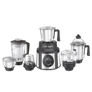 Prestige Hard Anodised Plus Saute Pan with Glass Lid, Black