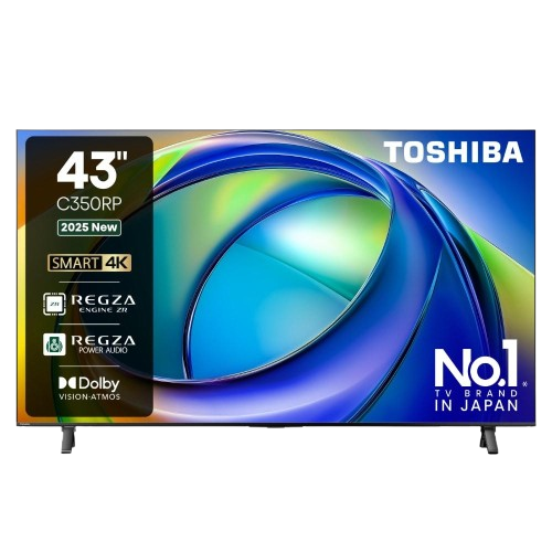 Toshiba 109.2 cm (43 Inch) 4K Ultra HD TV (QLED) 43C350RP