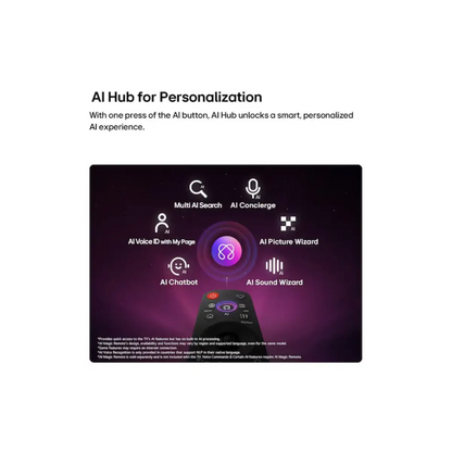 LG NANO 4K UHD AI TV 43NU870BPLA | 4K UHD | α7 AI Processor 4K Gen9 | HDR10 Pro | 60Hz | webOS 26 | AI Smart TV