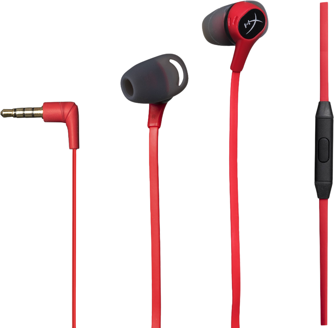 HP HyperX Cloud Earbuds (Red-Black)