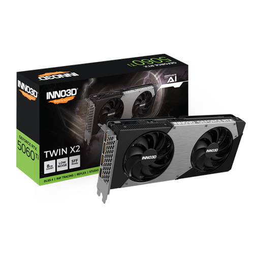 INNO3D GeForce RTX 5060 Ti 8GB TWIN X2 - N506T2-08D7-193075N