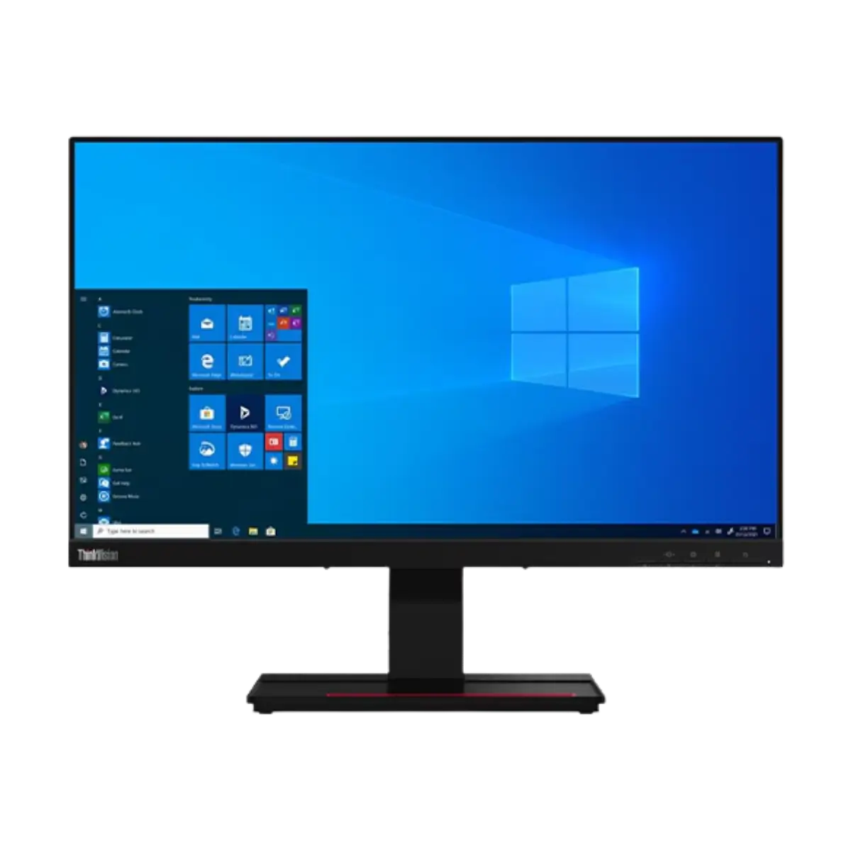 Lenovo ThinkVision T24t-20 23.8" (60.4 cm) Full HD IPS Touch Monitor | 1920 × 1080 Resolution | 10-Point Multi-Touch | USB-C with Power Delivery | HDMI | DisplayPort | USB Hub | Anti-Glare | Ergonomic Stand | 3-Year Warranty