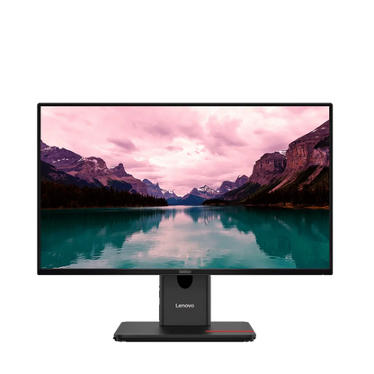 Lenovo ThinkVision T24-40 23.8" (60.4 cm) Full HD IPS Monitor | 1920 × 1080 Resolution | 120Hz Refresh Rate | USB 3.2 Hub | HDMI | DisplayPort | 99% sRGB | Natural Low Blue Light | Ergonomic Stand | 3-Year Warranty